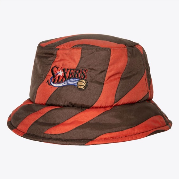 Mitchell & Ness Other - NWT Mitchell & Ness Black Philadelphia 76ers Bucket Hat